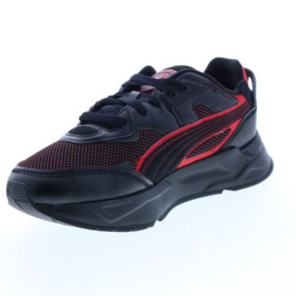 PUMA Scuderia Ferrari Mirage Sport 'Black Rosso Corsa' Sneakers 307635-01 Sz 13 - Picture 5 of 16